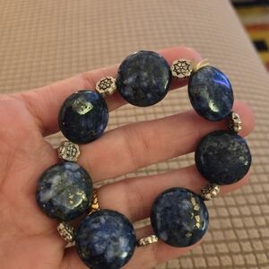 Lapis Lazuli Beaded Bracelet